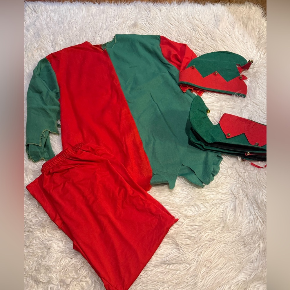 Adults Festive Elf Costume (X3)